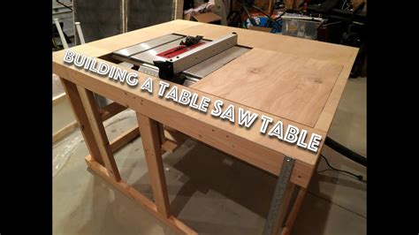 Making A Cheap Table Saw Table Part 1 Youtube