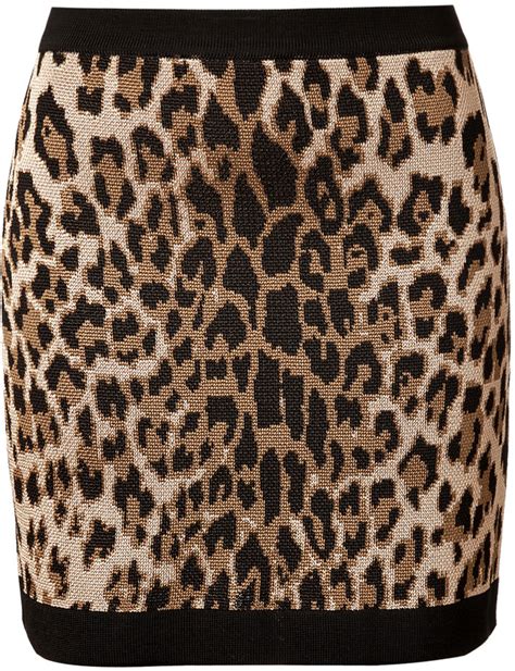 Balmain Leopard Print Knit Mini Skirt Where To Buy And How To Wear