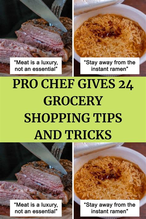 Pro Chef Gives 24 Grocery Shopping Tips And Tricks | Food, Chef ...