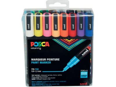 Uni Posca Paintmarker Pc M A Ass Set Van Mm Be