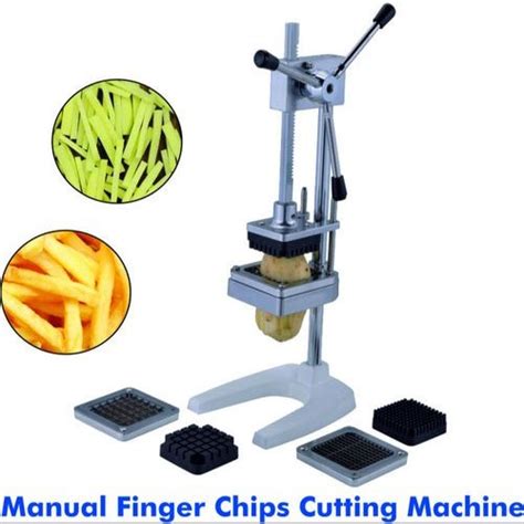 Hytek Gme Silver Manual Finger Chips Cutting Machine For Restaurant At