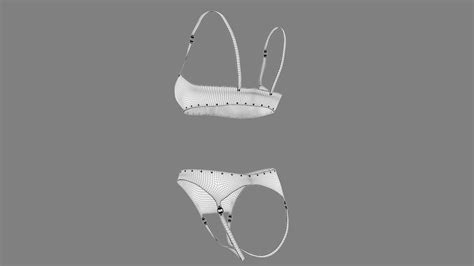 D Model Lingerie Vr Ar Low Poly Cgtrader