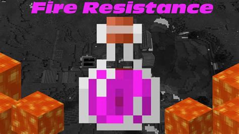 How To Make A Potion Of Fire Resistance Minecraft Potion Tutorial Youtube