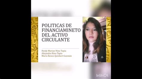 Políticas De Financiamiento Del Activo Circulante Youtube