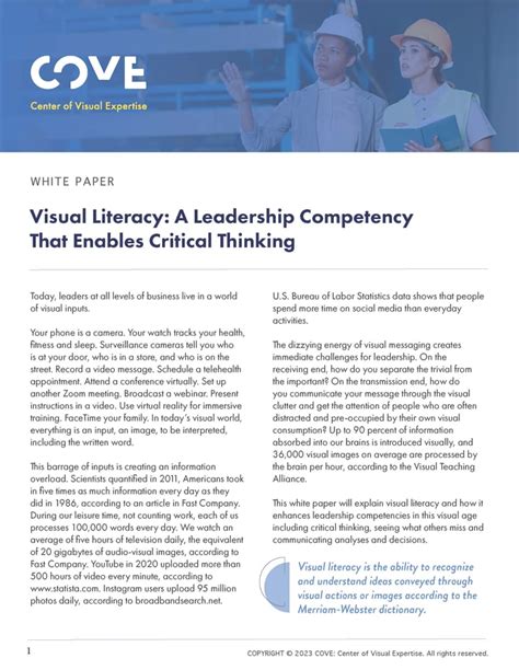 White Paper - A Leadership Competency That Enables Critical Thinking