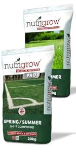 Nutrigrow Spring Lawn Fertiliser Blended Kg Amazon Co Uk Garden