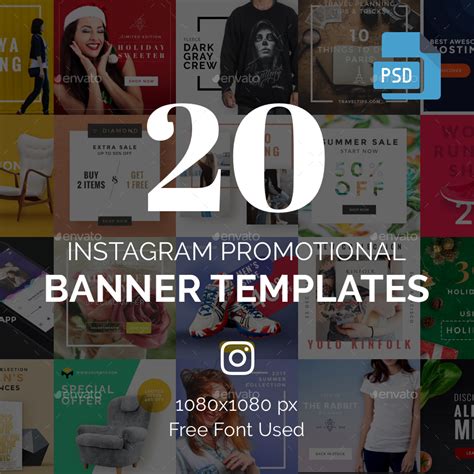 20 Instagram Banner Templates :: Behance