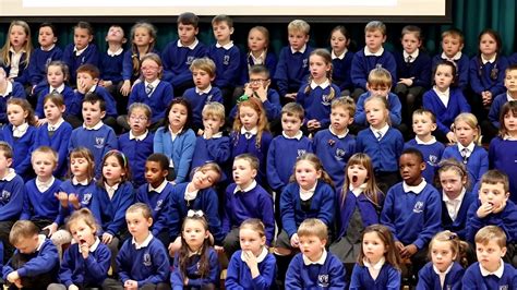 Pupils At St Marys Primary School Bathgate Sing Christmas Carols