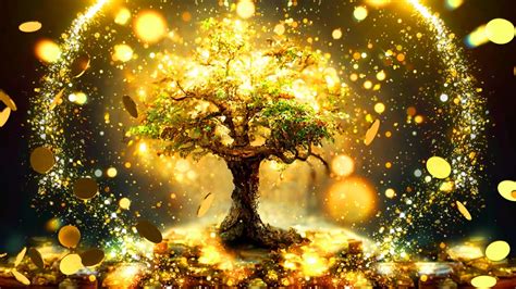 Golden Tree Of Abundance Attract Health Money And Love Let The