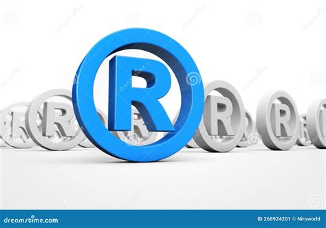 Business Registered Trademark Sign Stock Illustration Illustration Of