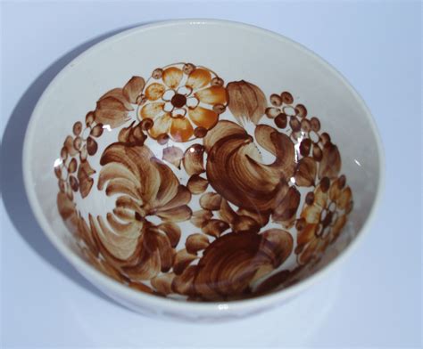 Ceramic Vintage Serving Bowl Polish Pottery Polish Ceramics Glazed