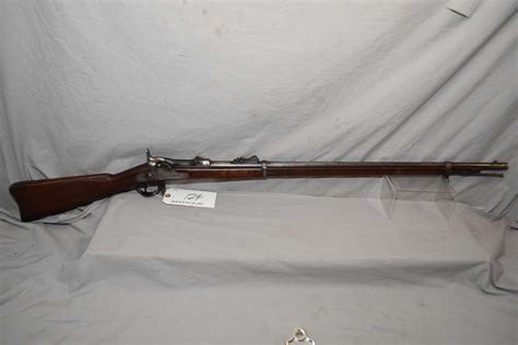 U S Springfield Model 1873 Trapdoor 45 70 Cal Single Shot Breech Loading Full Wood Military