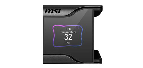 Msi Meg Core Liquid S Aio Liquid Cpu Cooler Ips Display Mm