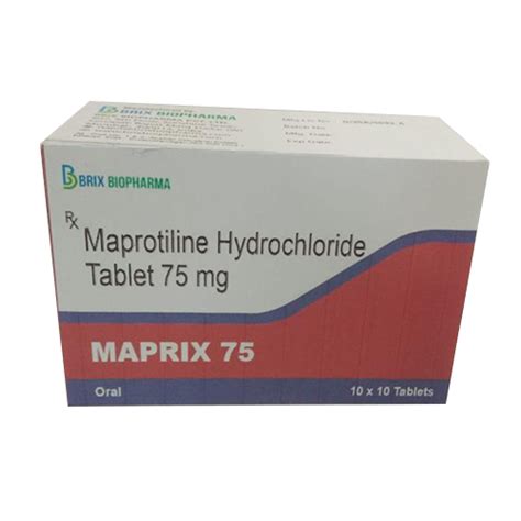 75 Mg Maprotiline Hydrochloride Tablet General Medicines at Best Price ...