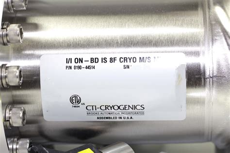 Cti Cryogenics Is F On Board Pump Used For Sale Price