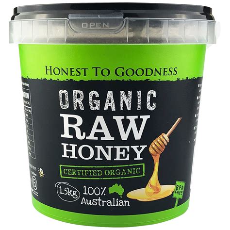 Honest To Goodness Organic Australian Raw Honey Kg