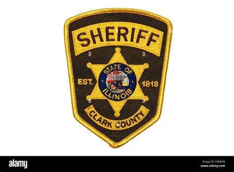 Clark County Sheriff Patch Stockfotografie Alamy