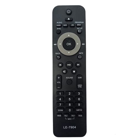 Controle Remoto compatível Home Theater Philips LE7904 Shopee Brasil