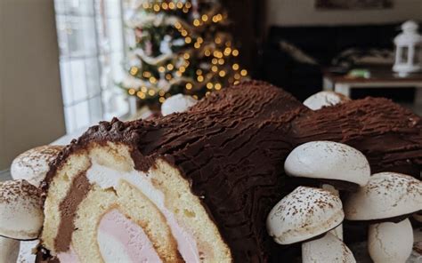 Ice Cream Yule Log B Che De No L Tinas Cucina