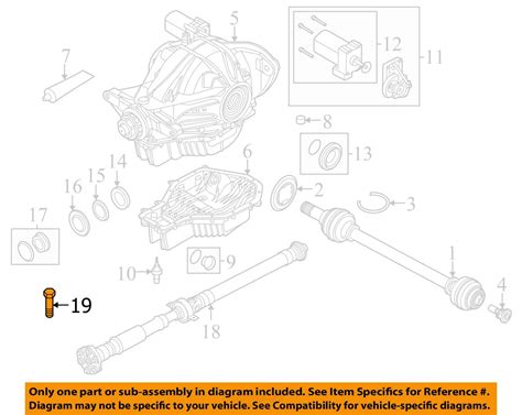 Bmw Oem X Suspension Arri Re Essieu Diff Rentiel Arbre D