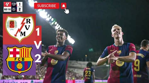 Dani Olmo Goal Vs Rayo Vallecano Vs Barcelona 1 2 Highlights LaLiga