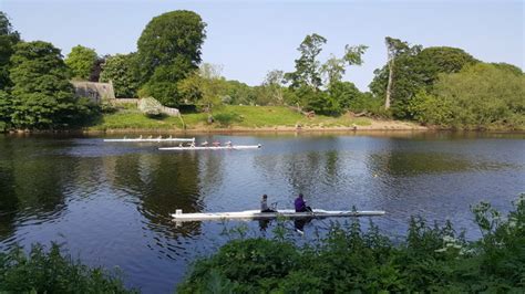 River Tyne On Hexham Regatta Day Between © Clive Nicholson