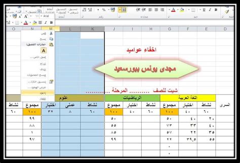 شرح كيفية عمل شيت على اكسل 2010