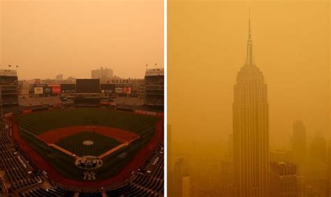 Yankees Game In New York Postponed Due To Poor Air Quality Baseball