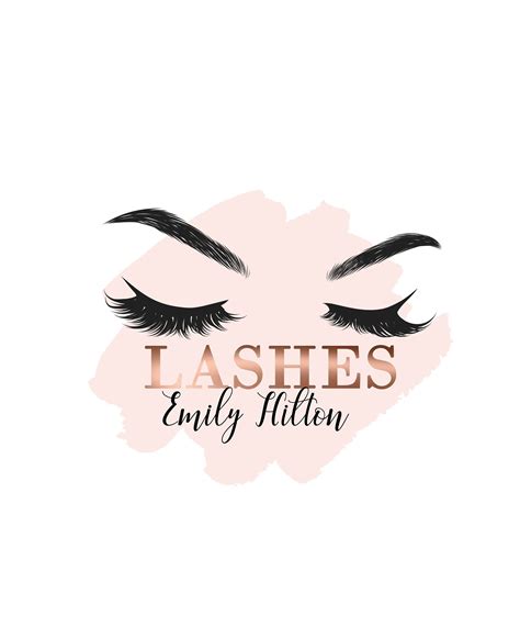 lash extensions logo design - Ruthanne Albers