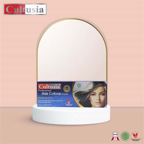 Jual Cultusia Hair Color Ash Blonde 0 11 60 ML Shopee Indonesia