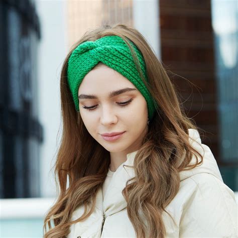 Knitted Headband Woolen Headband Ireland Turban Mothers Day Etsy