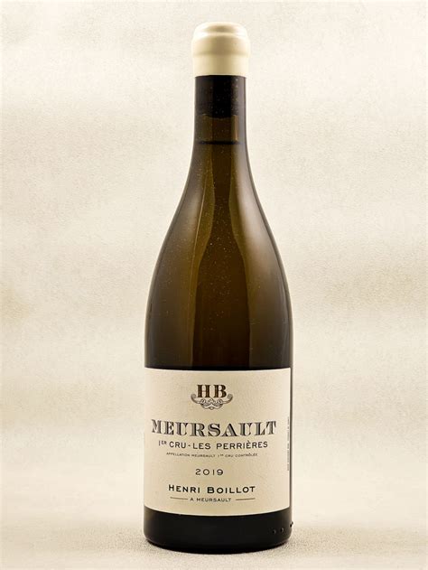 Henri Boillot Meursault 1er Cru Perrières 2019 Prestige Cellar