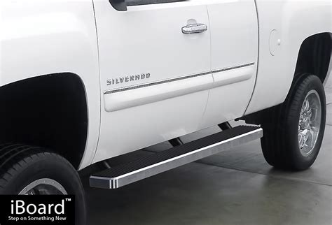 Iboard Side Steps Nerf Bars 5 Fit 99 13 Chevy Silverado Gmc Sierra Double Cab Ebay