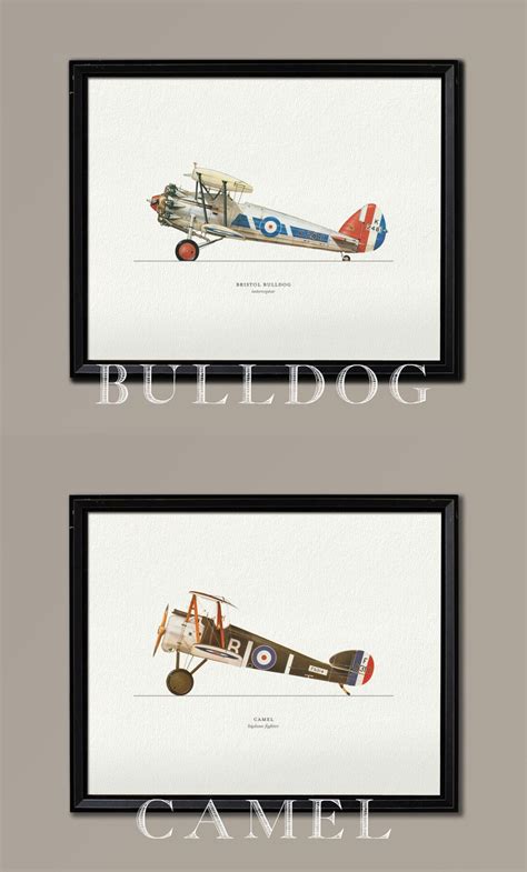 Airplane Wall Art Vintage Plane Collection Aviation Pilot - Etsy