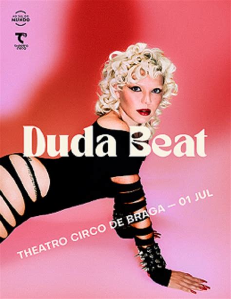 Duda Beat Theatro Circo Agenda Cultural Do Minho