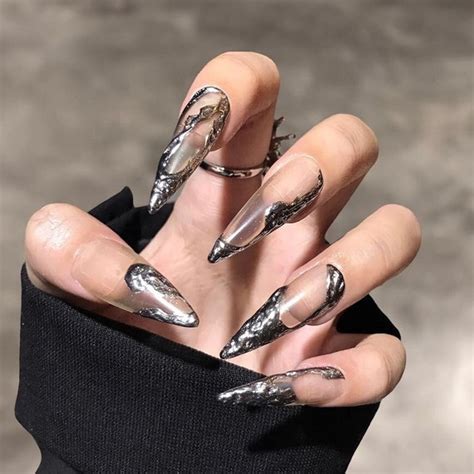 Gothic Stiletto Nails