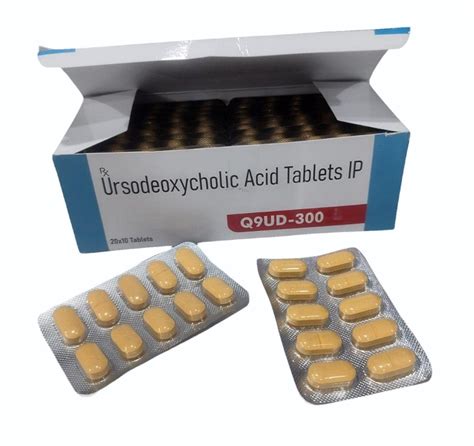 Ursodeoxycholic Acid Tablet IP 300 Mg At Rs 2400 Box In Faridabad ID