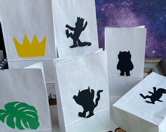 Where The Wild Things Are Party Favor Bags Wild One First Etsy