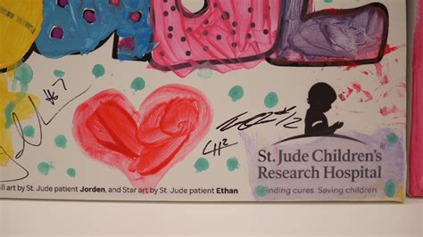 Charitybuzz Orlando Magic Signed Basketball And St Jude Patient Art Pieces