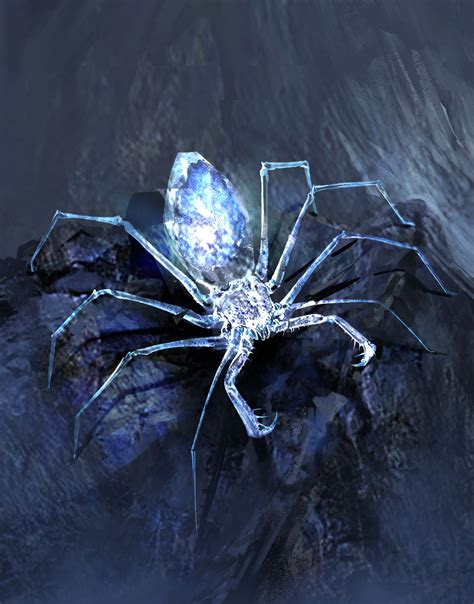 ArtStation - Hiraeth: Crystalline Spider, Aki Ling | Fantasy creatures art, Mythical creatures ...