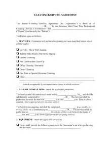 Cleaning Contract Template - Free Printable Documents