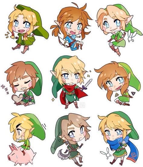 Legend Of Zelda Chibi Legend Of Zelda Legend Of Zelda Breath Chibi