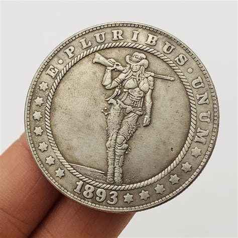 American Silver Dollar Beautiful Girl Commemorative Coin Cjdropshipping