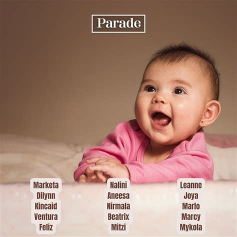 350 Unique Baby Girl Names And Their Meanings Parade