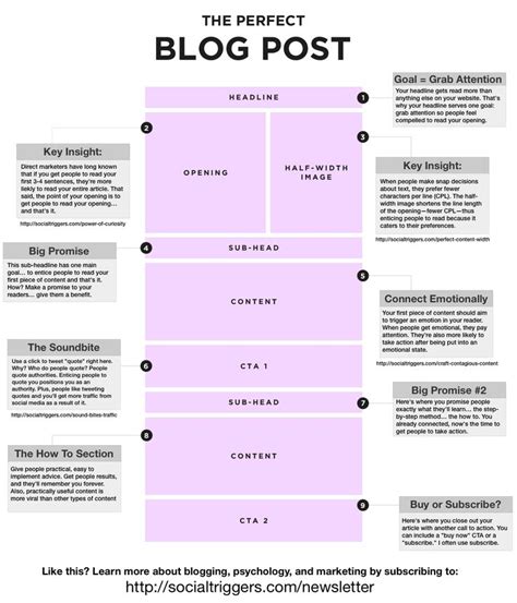 How to Write the Perfect Blog Post | Blog writing, Blog post template ...