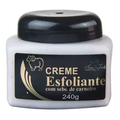 Creme Esfoliante Sebo De Carneiro San Jully 240g Shopee Brasil