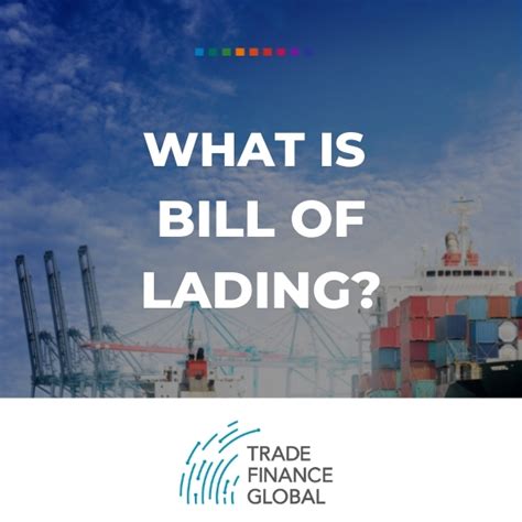 What Is Bill Of Lading Bol Guide And Example Tfg