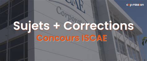 Sujets et corrigés du concours ISCAE 2023