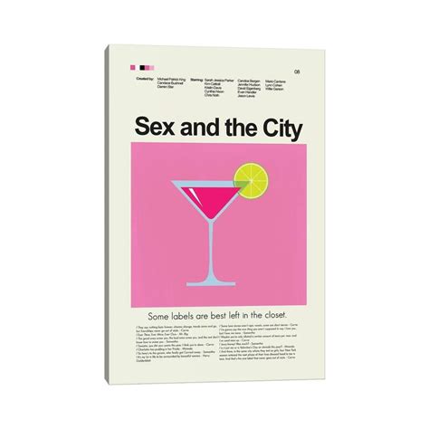 Icanvas Sex And The City By Prints And Giggles By Erin Hagerman Canvas Print Bed Bath