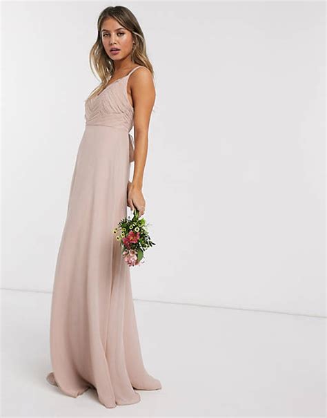 Asos Design Bridesmaid Cami Maxi Dress Cheap Sale